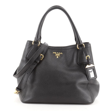 Prada Convertible Satchel Vitello Daino Large