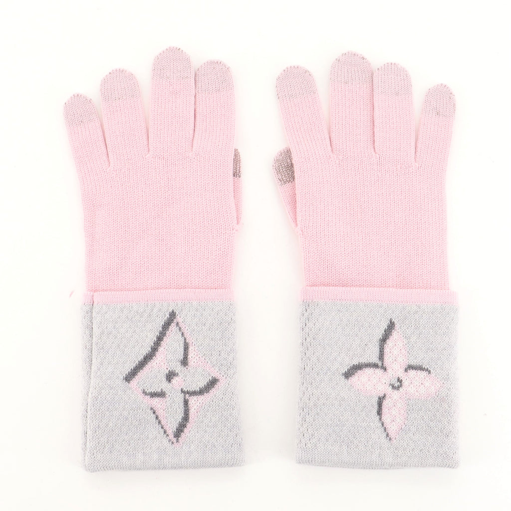 louis vuitton gardening gloves Louis Vuitton Flowering Gants Gloves Wool 4 59670