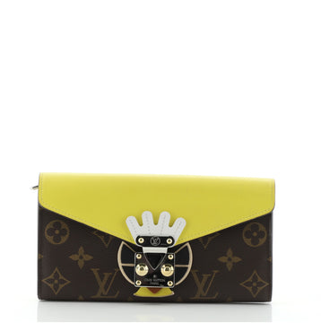 Louis Vuitton Tribal Mask Sarah Wallet Monogram Canvas and Leather