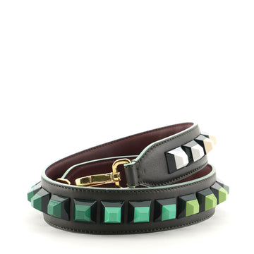 Fendi Kan I Shoulder Strap Studded Leather