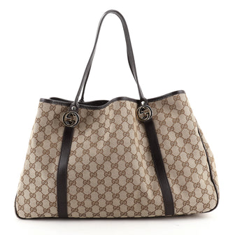Gucci Twins Tote GG Canvas Large