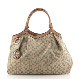 Gucci Sukey Tote GG Canvas Large
