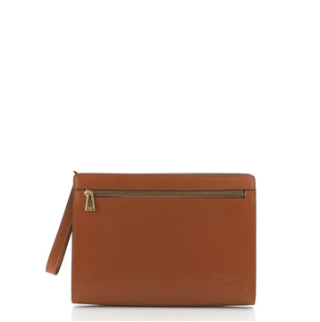 Celine Vintage Wristlet Pouch Leather