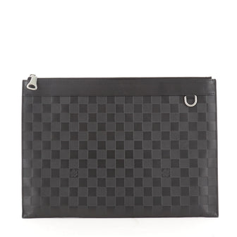 Louis Vuitton Discovery Pochette Damier Infini Leather GM