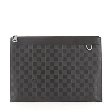 Louis Vuitton Discovery Pochette Damier Infini Leather GM