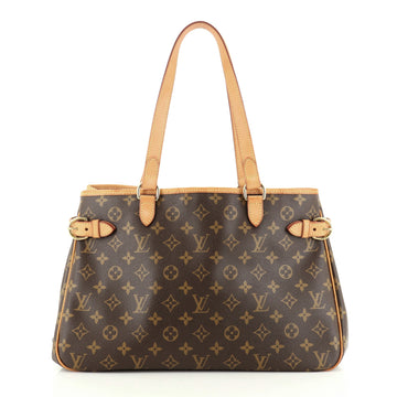 Louis Vuitton Batignolles Handbag Monogram Canvas Horizontal