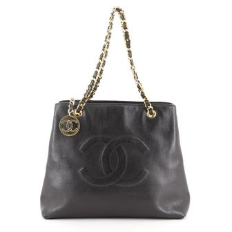 Chanel Vintage Timeless Chain Shoulder Bag Caviar Medium