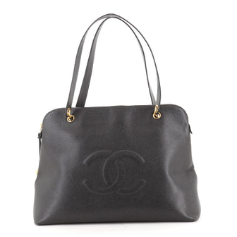 Chanel Vintage Timeless Zip Tote Caviar Large