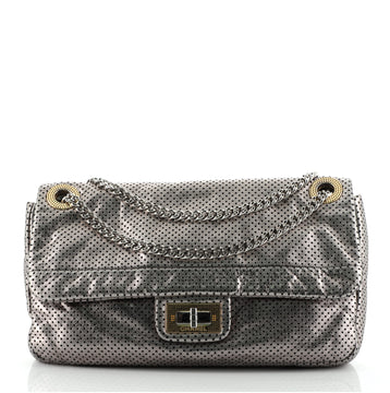 Chanel Drill Flap Bag Perforated Leather Medium