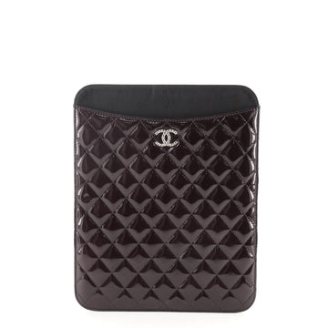 Chanel Brilliant CC iPad Cover Quilted Patent