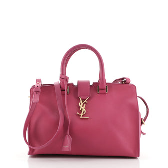 Saint Laurent Monogram Cabas Leather Small
