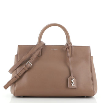 Saint Laurent Rive Gauche Cabas Leather Small
