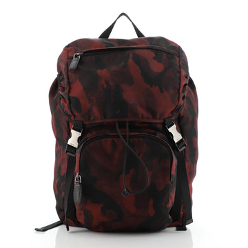 Prada Camouflage Backpack Tessuto Large