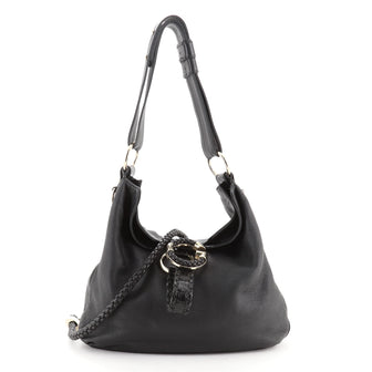 Gucci G Wave Hobo Leather Medium