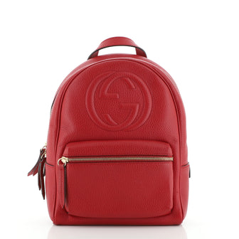 Gucci Soho Chain Backpack Leather