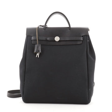 Hermes Herbag A Dos Backpack Toile