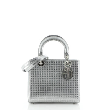 Christian Dior Lady Dior Bag Micro Cannage Perforated Calfskin Medium