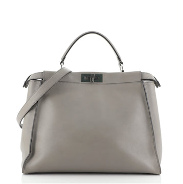 Fendi Peekaboo Bag Rigid Leather Large