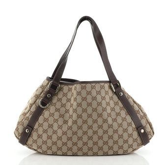 Gucci Abbey Shoulder Bag GG Canvas Medium