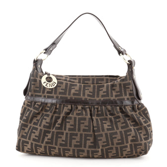 Fendi Chef Hobo Zucca Canvas Large