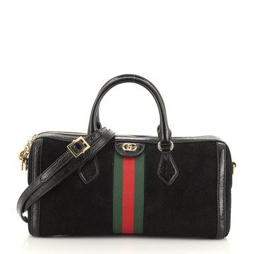 Gucci Ophidia Boston Bag Suede Medium
