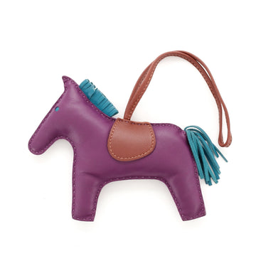 Hermes GriGri Rodeo Bag Charm Leather GM
