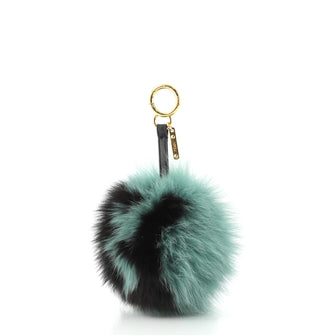 Fendi FF Pom Pom Bag Charm Fur