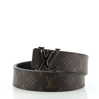 Louis Vuitton Initiales Reversible Belt Monogram Canvas and Leather Wide