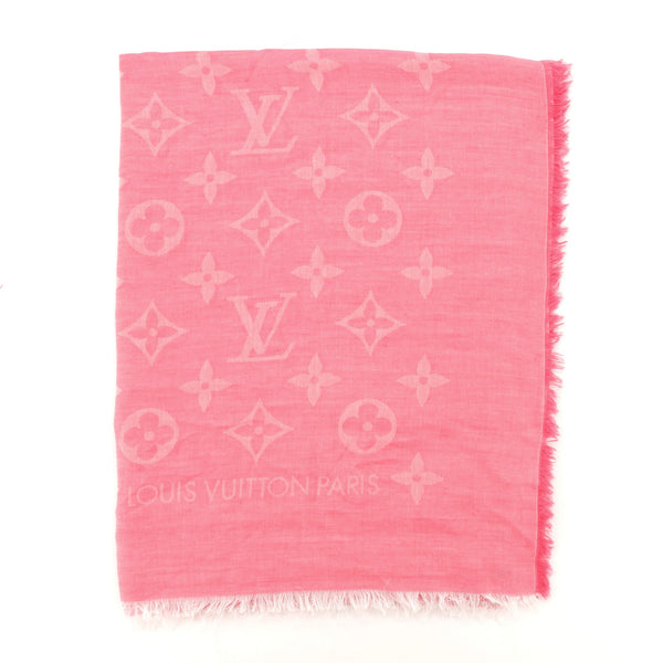 Wool Stole Louis Vuitton Pink In Wool