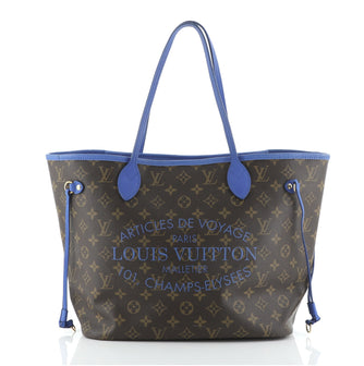 Louis Vuitton Neverfull Tote Limited Edition Ikat Monogram Canvas MM