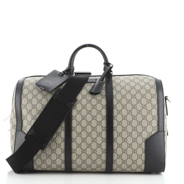Gucci Convertible Duffle Bag GG Coated Canvas Medium