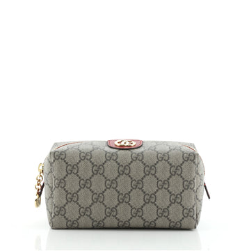 Gucci Ophidia Cosmetic Pouch GG Coated Canvas Medium