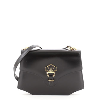 Hermes Vintage Envelope Lock Shoulder Bag Box Calf Medium