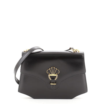 Hermes Vintage Envelope Lock Shoulder Bag Box Calf Medium