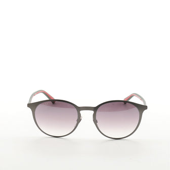 Gucci Web Clubmaster Sunglasses Metal
