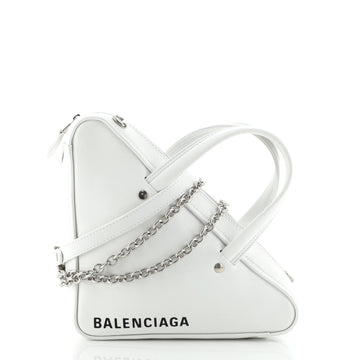 Balenciaga Chain Triangle Duffle Bag Leather XS