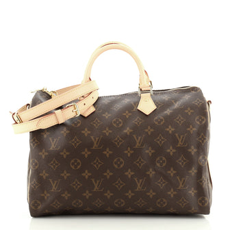 Louis Vuitton Speedy Bandouliere Bag Monogram Canvas 35