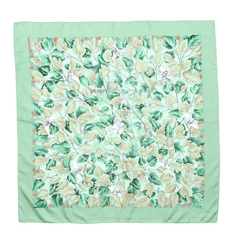 Hermes L'Arbre de Soie Printed Silk 90