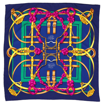 Hermes Grand Manege Scarf Printed Silk 90