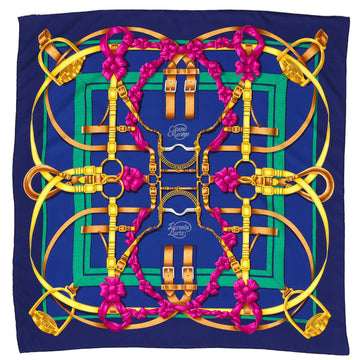 Hermes Grand Manege Scarf Printed Silk 90
