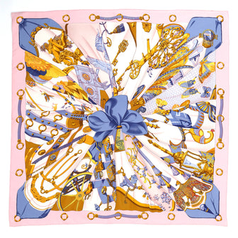 Hermes Soleil de Soie Printed Silk 90
