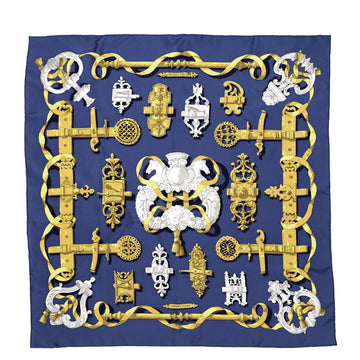 Hermes Ferronnerie Scarf Printed Silk 90