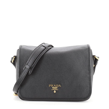 Prada Flap Messenger Bag Vitello Phenix Medium