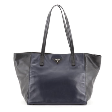 Prada Open Tote Soft Calfskin East West