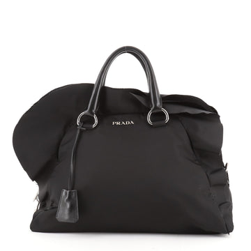 Prada Ruffle Tote Tessuto Large