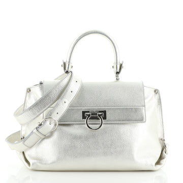 Salvatore Ferragamo Sofia Satchel Smooth Leather Medium