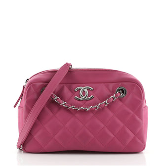 Chanel Coco Rain Camera Bag Quilted Rubberized Calfskin Medium