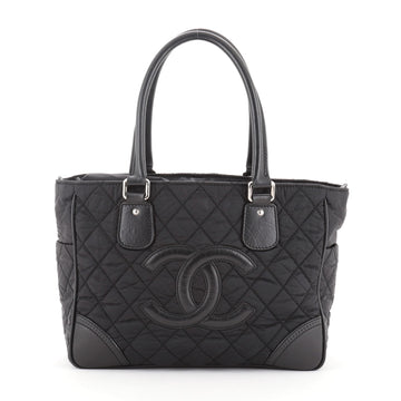 Chanel Vintage CC Tote Quilted Nylon Medium