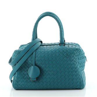 Bottega Veneta Convertible Boston Bag Intrecciato Nappa Small