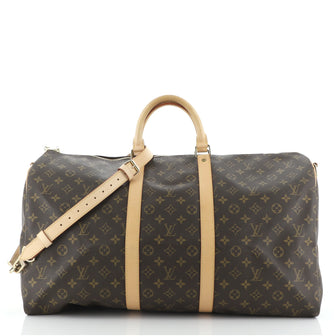 Louis Vuitton Keepall Bandouliere Bag Monogram Canvas 55